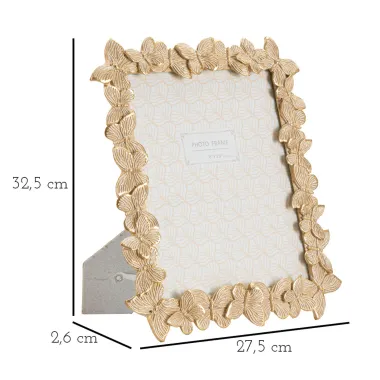 RAMKA FARFALLE GLOD 27,5X2,6X32,5 cm (WYMIAR WEWNĘTRZNY 20X25 cm) MIN 2